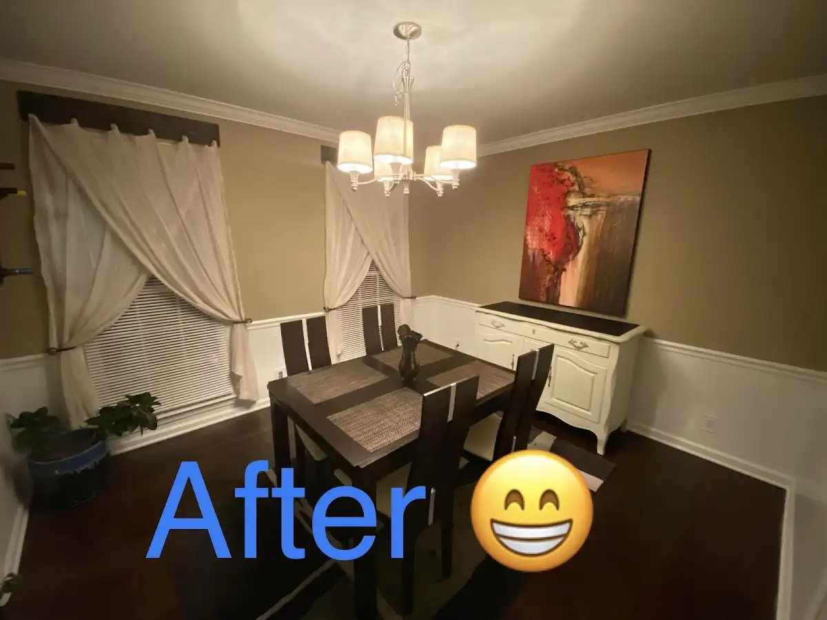 Professional dining room restoration after water damage in Rumson